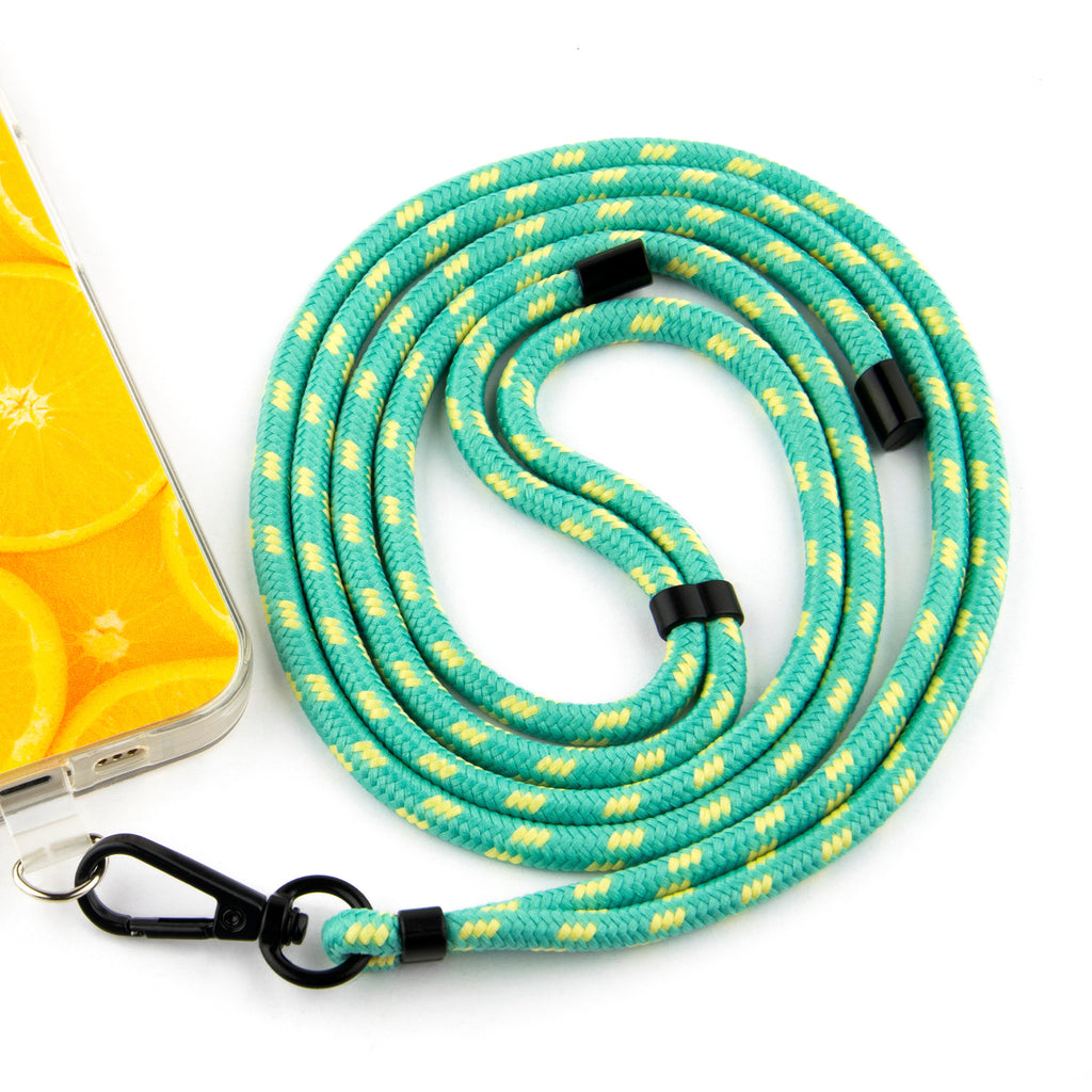 Universal Phone Cord Mint Green & Yellow